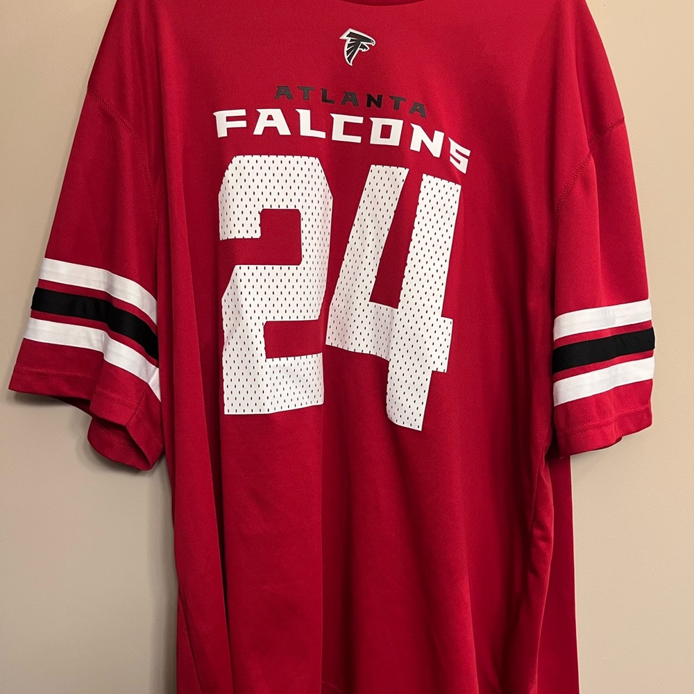 Atlanta Falcons NFL Team Apparel Red Jersey Freeman #24
